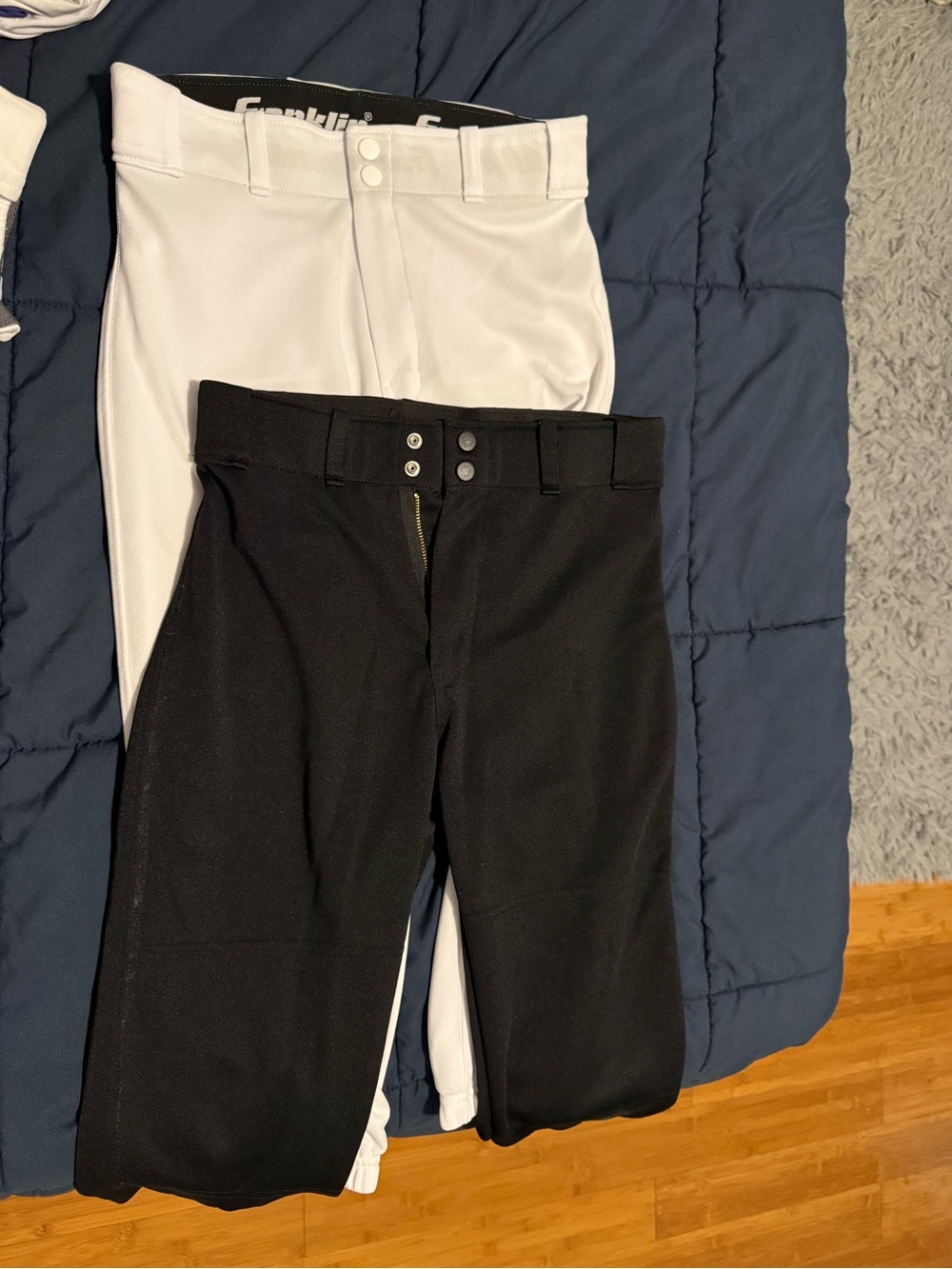 Kids' Athletic Joggers - Black and White